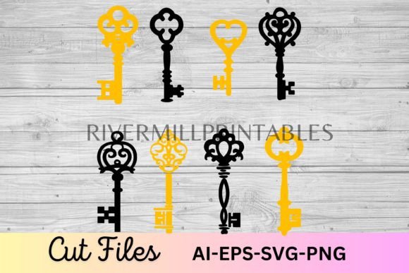 Download Skeleton Keys SVG Cut Files - Svg cut files Collection