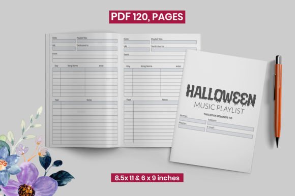Download Halloween Music Playlist KDP (interior) - Music playlist Collection
