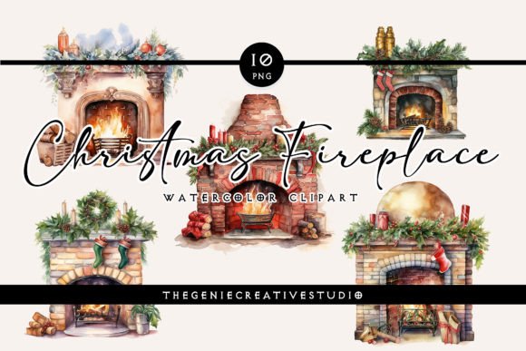 Download Christmas Fireplace PNG Clipart - Christmas fireplace Collection