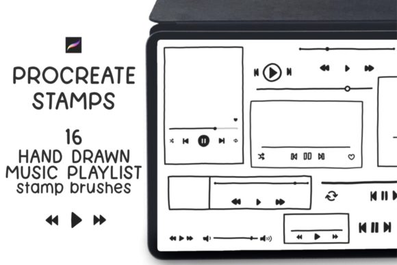 Download Procreate Music Playlist Stamp Brush - Music playlist Collection