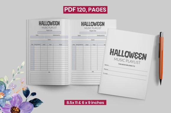 Download Halloween Music Playlist KDP (interior) - Music playlist Collection