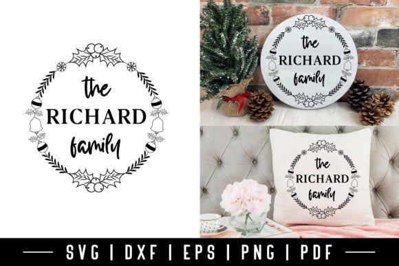 Download Christmas Family Wreath SVG - Family wreath svg Collection