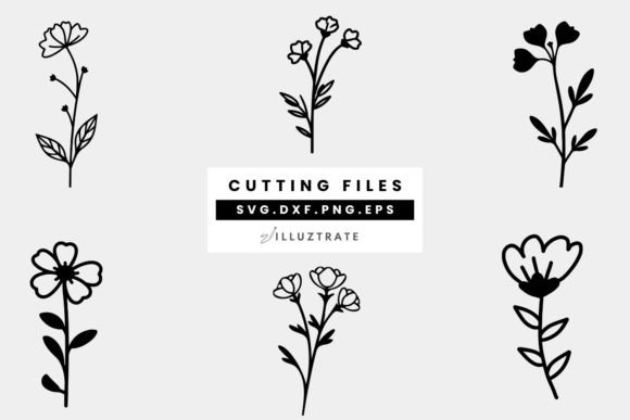 Download Wild Flowers SVG Cut Files | Floral - Svg cut files Collection